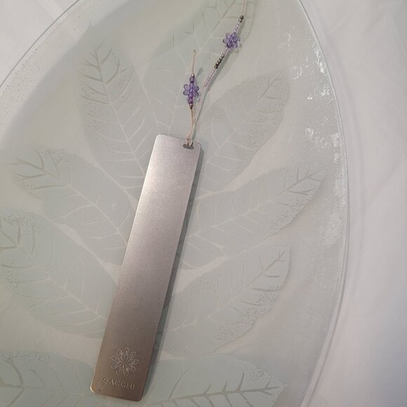 Sacchi Metal Bookmark Purple Floral Boho - Helen Keller Quote - Picture 8 of 8